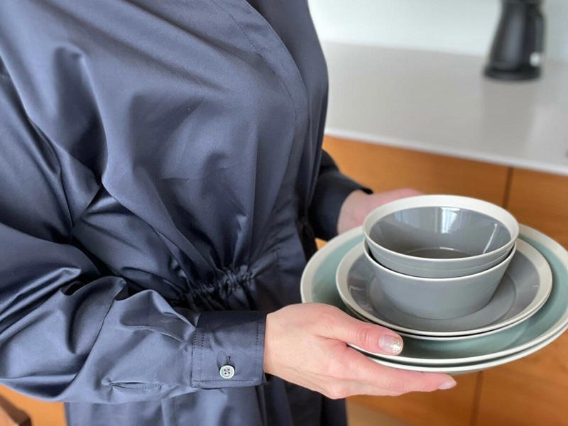 1：忙しい夜のごはんは「ワンプレート」で, 2：食器は「重ねやすい」同じシリーズでそろえる, 3：床にはものを置かない, 4：ワンピース以外の服を着るのをやめた, 5：夜に洗濯して朝をラクに過ごす