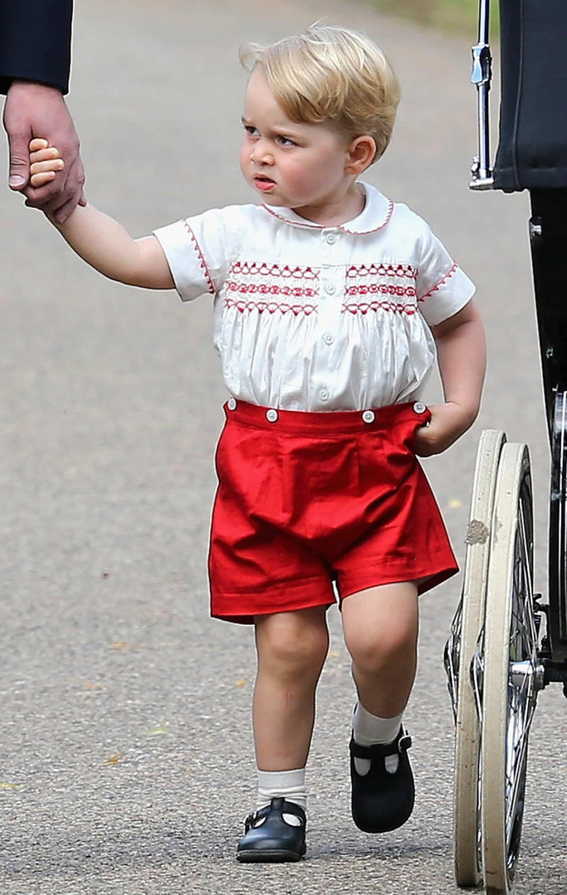 Identical outfit Diana's emerald and diamond choker, Shirt and shorts, Mary Jane shoes, Engagement ring, Butterfly earrings, Pearl earrings, Powder blue outfit, Aquamarine ring, Merino wool sweater, Sapphire-and-diamond earrings, Collared shirt, Lover's Knot tiara, Drop pearl earrings, Pearl bracelet, Identical outfit