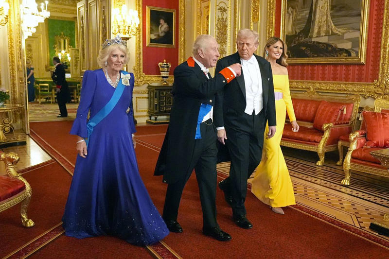 The Best Photos of the Royal Family at the U.S. State Banquet at Windsor Castle