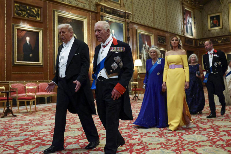 The Best Photos of the Royal Family at the U.S. State Banquet at Windsor Castle