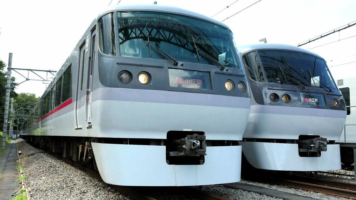 新宿線の特急「小江戸」, グレーの車体に「ダンディレッド」, ラッピングで沿線盛り上げも, ライナー車両に置き換え