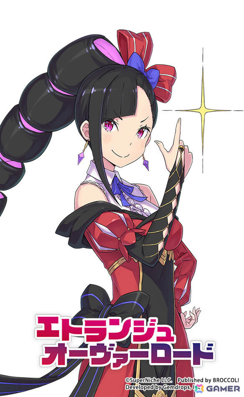 ギミック全盛りのバトルステージ, どんな戦術も叶える「我がまま」カスタム, 悪役令嬢流・地獄統一シミュレーション, 笑って泣けて歌い倒す、異色のミュージカル活劇, エトランジュ（CV：水橋かおり）, ヒッヒ（CV：新井良平）, クック（CV：稲田徹）, ヒャッハー（CV：宇田川ももか）, スイーティア（CV：角巻わため）, エリト（CV：石狩勇気）, シュワルツ（CV：佐原誠）, イグナシオ（CV：坂本悠里）, ケル（CV：篠田有香）, ベロ（CV：坂本悠里）, スー（CV：あさみほとり）, アリア（CV：白上フブキ）, 魔王アホーボーン（CV：岡本信彦）, ジュエルバトラー（CV：寺島拓篤）, 第一王子（CV：外崎友亮）, アンジェリーナ（CV：会沢紗弥）, 水橋かおりさん（エトランジュ役）より, 角巻わためさん（スイーティア役）より, 白上フブキさん（アリア役）より