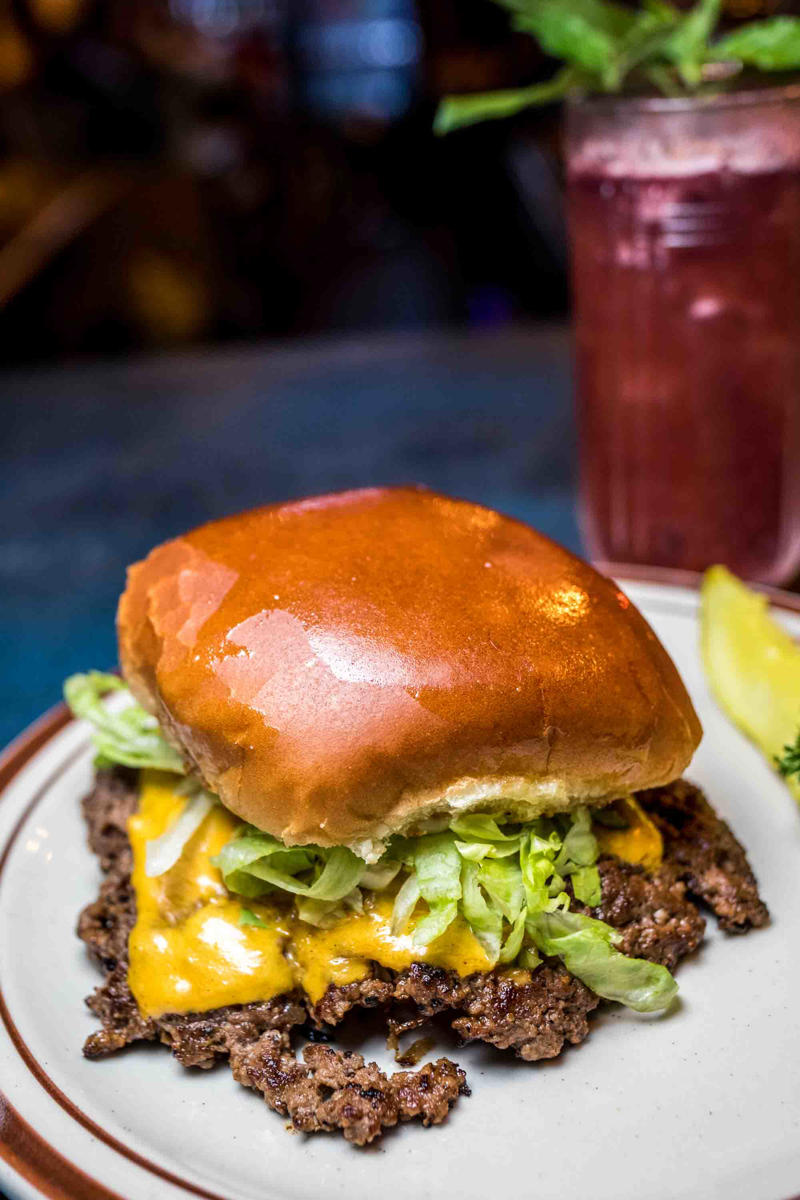 Top 10 burger spots in the Midwest, Bard's Burgers &amp; Chili, Covington, Ky., The Inferno Room, Indianapolis, Ind., Jay's Burgers, Louisville, Ky., Little Ghost, Ferndale, Mich., Redcoat Tavern, two locations in metro Detroit, Ringside Cafe, Columbus, Ohio, Sacred Beast, Cincinnati, Ohio, Son of Thurman, Columbus, Ohio, Toasty's Tavern, Louisville, Ky., The Workingman's Friend, Indianapolis, Ind.