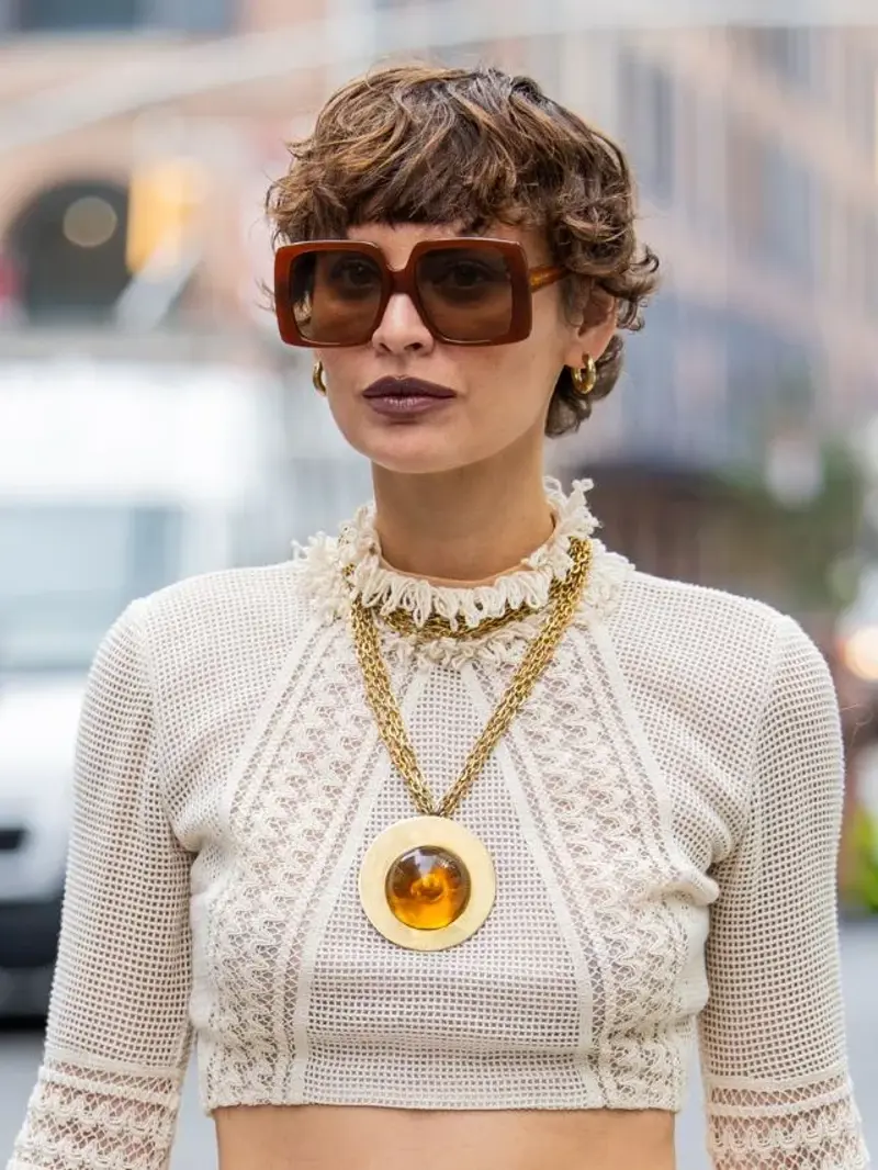 Spring Hair Trends From New York Fashion Week , Ripple Waves , The Pixie Cut , The Kick Bob, Hair Accessories Doing The Work , Waterfall Plaits