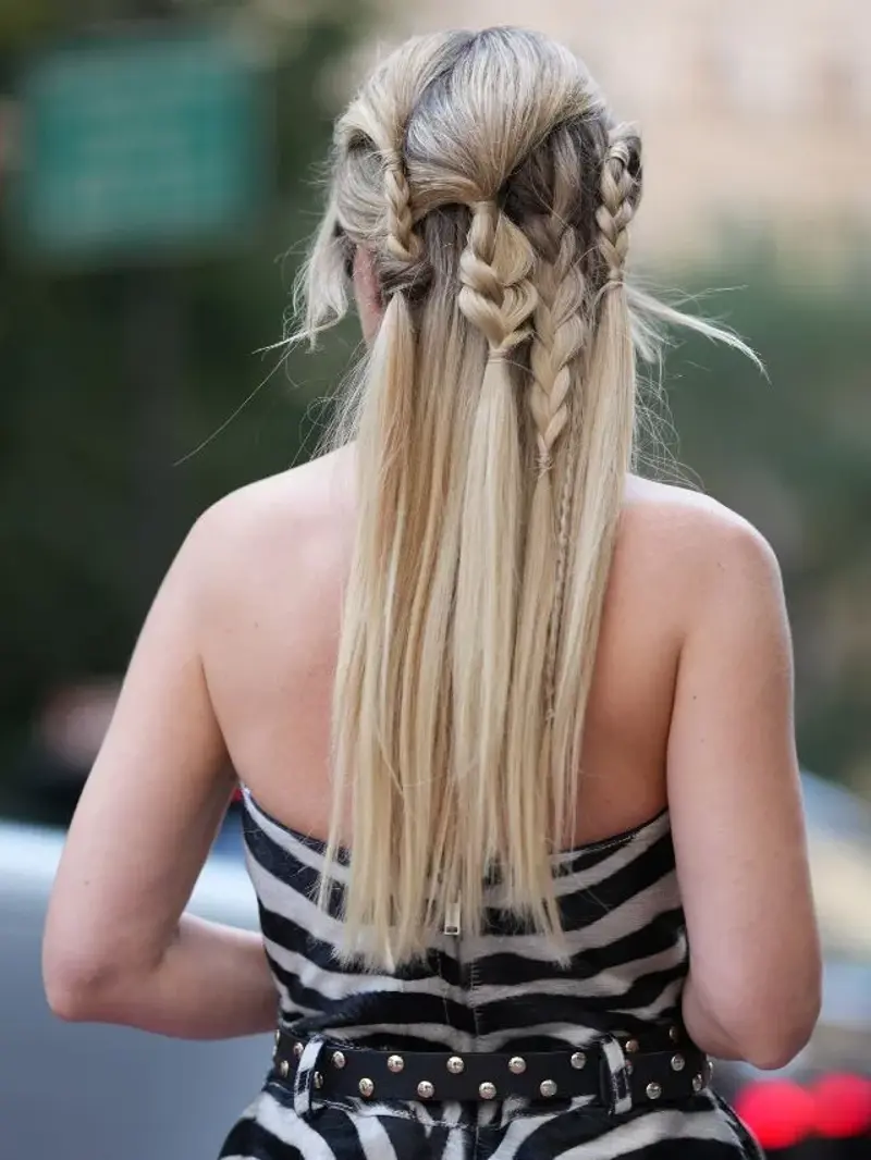 Spring Hair Trends From New York Fashion Week , Ripple Waves , The Pixie Cut , The Kick Bob, Hair Accessories Doing The Work , Waterfall Plaits