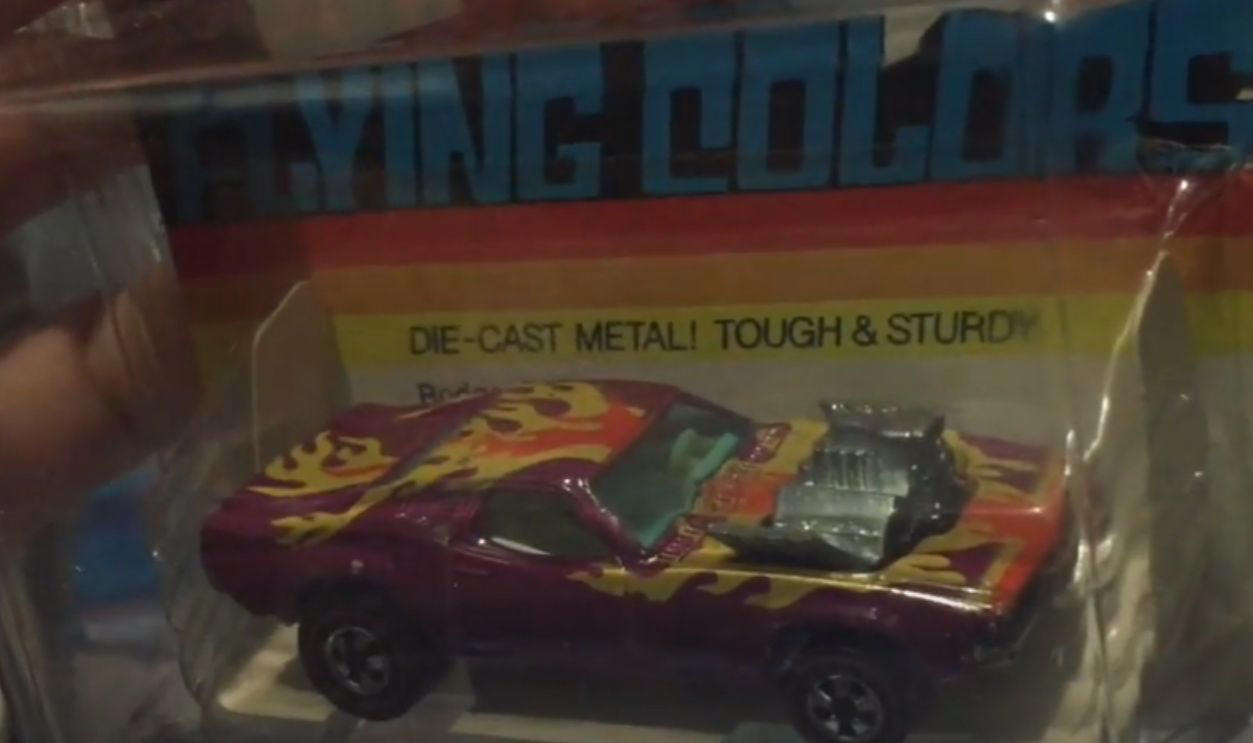 Money On Tiny Wheels, 1968 Brown Custom Camaro, 1968 White Custom Camaro, 1968 Pink Beatnik Bandit, 1969 Red Baron With White Interior, 1971 Red Olds 442 With Black Interior, 1972 Green Open Fire, 1972 Pink Superfine Turbine, 1974 Blue Rodger Dodger, 1974 Magenta Rodger Dodger With White Interior, 1977 White Z-Whiz, 1968 Python With “Cheetah” Base, 1968 Custom Volkswagen Without Sunroof, 1968 Rear-Loading Volkswagen Beach Bomb, 1970 Ed Shaver Custom AMX, 1969 Purple Olds 442, 1971 Purple Olds 442, 1970 Mad Maverick With “Mad” Base, 1971 Snake And Mongoose Dragsters, 1969 Purple Bye Focal, 1970 Purple Olds 442 With White Interior, 1968 Custom Barracuda In Apple Green