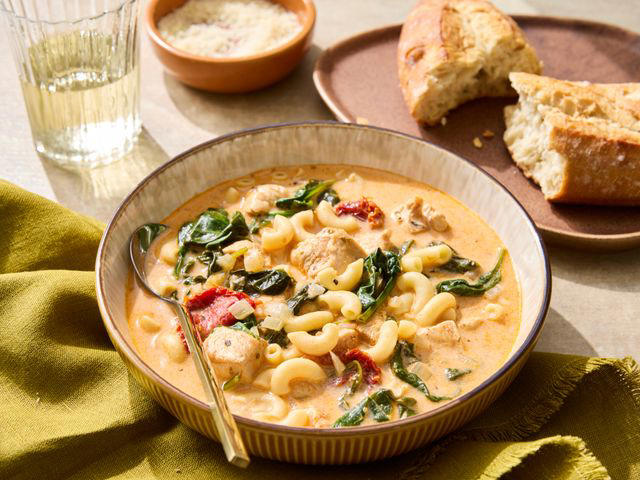 Quick and Easy Chicken Noodle Soup, Absolutely Ultimate Potato Soup, Grandma's Vegetable Soup, Butternut Squash Soup, Simple Turkey Chili, Hearty Hamburger Soup, Tuscan Chicken Soup, Chicken Pot Pie Soup with Pie-Crust Dumplings, The Best Swamp Soup, Italian Penicillin Soup, Marry Me Sausage Orzo Soup, Chili-Topped Potato Soup, Split Pea Soup, Hearty Chicken and Rice Soup, Hungarian Mushroom Soup, Lazy French Onion Soup, Slow Cooker Italian Sausage Soup, Slow Cooker Lasagna Soup, Polish Cabbage Roll Soup, Creamy Italian White Bean Soup