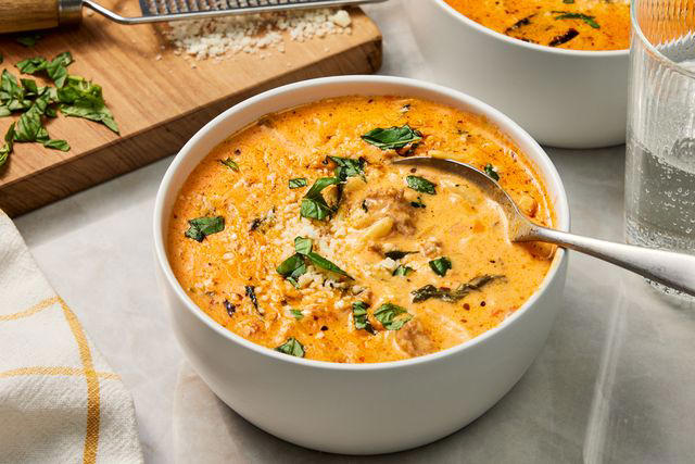 Quick and Easy Chicken Noodle Soup, Absolutely Ultimate Potato Soup, Grandma's Vegetable Soup, Butternut Squash Soup, Simple Turkey Chili, Hearty Hamburger Soup, Tuscan Chicken Soup, Chicken Pot Pie Soup with Pie-Crust Dumplings, The Best Swamp Soup, Italian Penicillin Soup, Marry Me Sausage Orzo Soup, Chili-Topped Potato Soup, Split Pea Soup, Hearty Chicken and Rice Soup, Hungarian Mushroom Soup, Lazy French Onion Soup, Slow Cooker Italian Sausage Soup, Slow Cooker Lasagna Soup, Polish Cabbage Roll Soup, Creamy Italian White Bean Soup