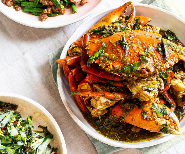 The best curry recipes to work your way through in 2025, Chiang Mai chicken curry , Beef and potato Massaman curry , Korean cauliflower curry , Palisa Anderson’s sour orange fish curry , Kerala-style prawn curry with cauliflower rice , Sri Lankan fish curry , Summer tomato curry with cauliflower rice , Dosas with coconut lentil curry , Roasted cauliflower curry with lime and coriander , Sunda’s fish curry with cucumber salad and coriander chutney , Palisa Anderson’s gaeng keow wan gai (Thai green chicken curry) , Avani’s lamb curry , Ohn no khao swè (Burmese curry chicken noodle soup) , O Tama Carey’s Sri Lankan crab curry , Moreton Bay bug curry with mango , Snapper curry with green beans and coriander , Eggplant and pineapple curry , Mussel curry with pineapple and potato rösti , Helly Raichura’s Mughlai lamb curry (kosha mangsho)
