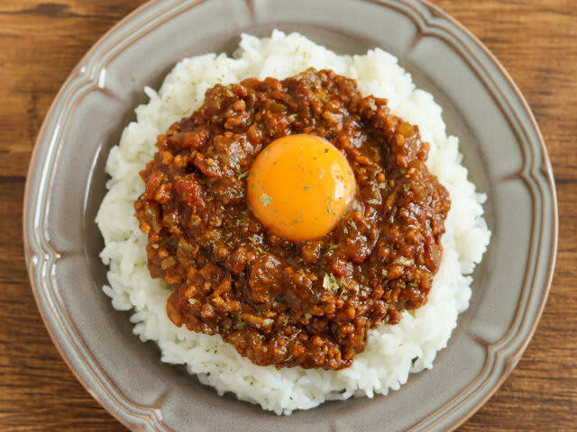 リュウジさんの「無水キーマカレー」のレシピ, 無水キーマカレーの材料（2人分）, 無水キーマカレーの作り方, リュウジさんの「無水キーマカレー」を「チーズキーマカレー」に簡単アレンジ！