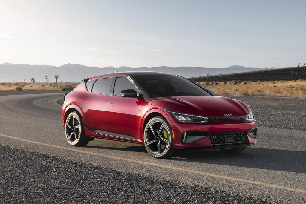 2025 Ford Mustang Mach-E GT, 2025 Chevy Blazer EV SS, 2025 Kia EV6 GT, 2025 Hyundai Ioniq 5 N, Edmunds says