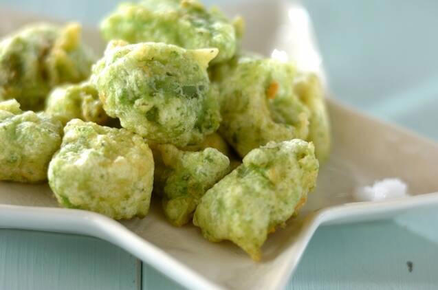 ・マスタードチキンフリット, ・アボカドの磯辺揚げ, ・野菜のソーダ揚げ, ・ズッキーニのチーズフリッター, ・サバの大葉揚げ