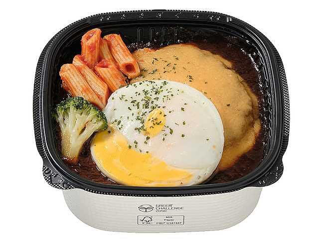 ①クロックマダム, ②禁断のガリチーカルボ飯, ③ソーセージエッグマフィン, ④月夜のとろけるチーズソースロコモコ丼, ⑤お月見明太半熟玉子うどん, ⑥お月見ぜんざい