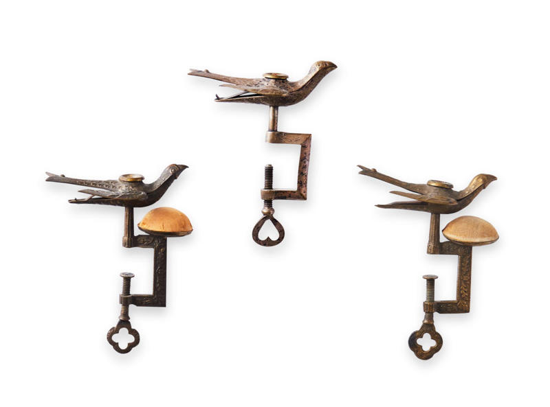 Fishing License Badges , Sewing Birds , Perpetual Calendars , Miniature Duck Decoys , Toast Racks