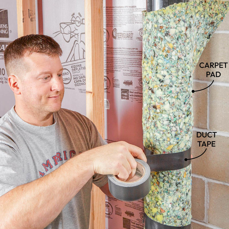 Quiet Noisy Pipes Boost the Airflow, Manage Moisture Issues, Run Pipes Behind Walls, Don't Insulate Over a Heated Floor, Raise a Beam, Use Screws on Hard Lumber, Quiet Noisy Pipes