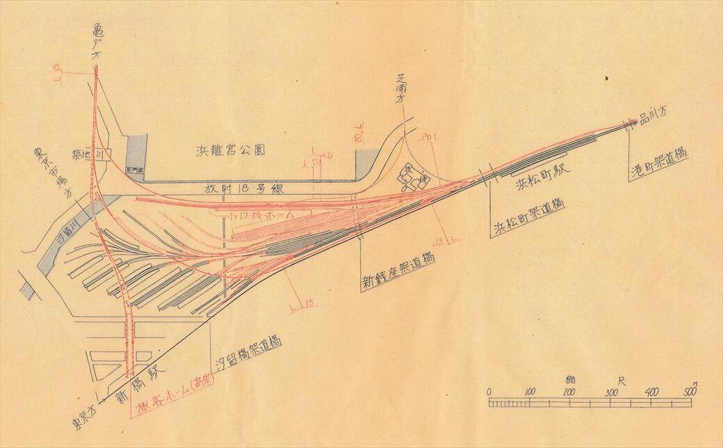 都内唯一の非電化路線, 国鉄の図面に「高架旅客ホーム」, 鉄道貨物衰退で計画に変化, LRT構想が再調査へ, 専用線の橋梁は遊歩道に