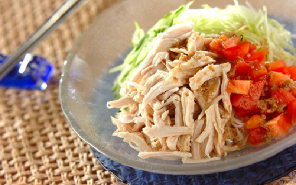 ナスと豆腐のバンバンジー風, バンバンジーラップサンド, バンバンジー風素麺, 梅バンバンジー生春巻き, 牛肉のバンバンジー風