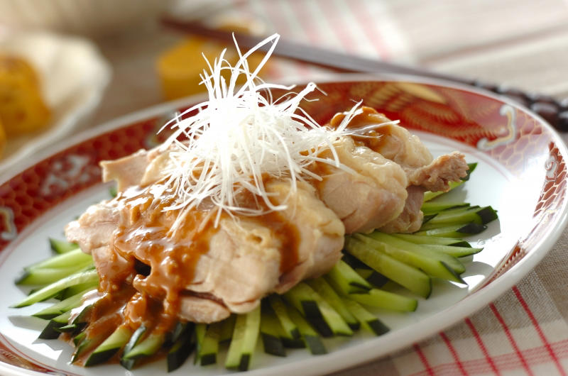 ナスと豆腐のバンバンジー風, バンバンジーラップサンド, バンバンジー風素麺, 梅バンバンジー生春巻き, 牛肉のバンバンジー風