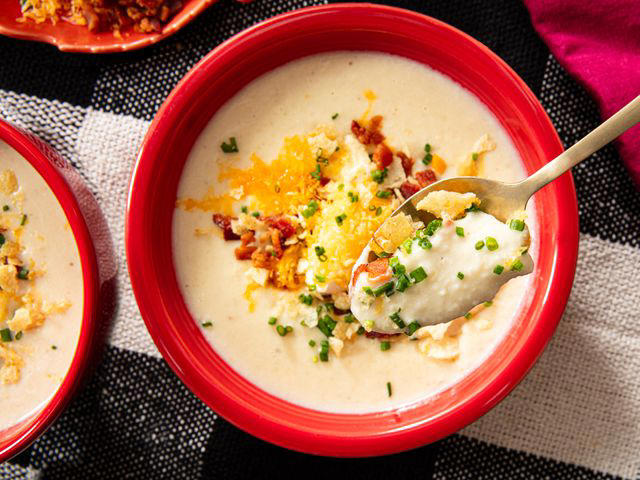 Soupe au Pistou, 15-Minute Creamy Tomato Soup, Pollo Guisado, Chicken and Dumplings, French Onion Soup, Zuppa Toscana, Quick and Easy Creamy Mushroom Soup, Loaded Baked Potato Soup, Beef Barley Soup, Aquacotta Maremmana (One-Pot Tuscan Vegetable Soup)
