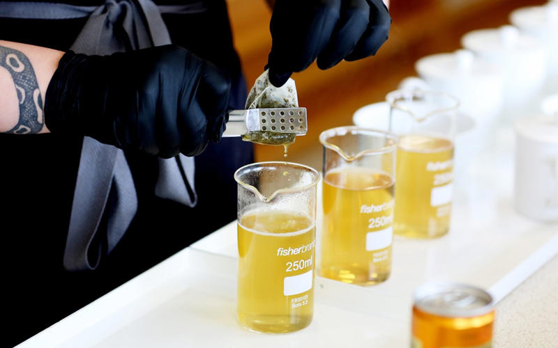 How to become a master blender, The five essential tools in a master blender’s armoury, The silver spoon, The spittoon, The milk spoon, The porcelain tea set, Hand scales, How a master blender describes tea