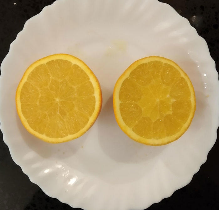 #41 I Found An Orange Without Pith In The Middle #1 This Big Lettuce, #3 A Miracle Has Occurred, #5 Giant Lemon Off Our Tree, #9 This Banana Is The Size Of My Entire Forearm, #11 I Cracked An Egg Today And There Were Three Yolks Inside, #13 This Kinder Egg Has Two Layers, #15 I Got A Bonus Roll, #17 My Wife Hit The Animal Cracker Jackpot, #19 Got The Rare Dark Chocolate With Granola Bar Flavor, #21 This Baby Tangerine Was Hiding In A Bigger Tangerine, #23 Behold, The King Of Cereal Flakes, #25 I Found The Legendary Garlic Bulb, #27 I Just Found A Super Long Mini Marshmallow, #29 Giant Puffball Mushroom My Sister Found In The Woods, #31 Garlic-Ception, #33 I Found A Whole Oreo On The Surface Of My Ice Cream, #35 This Comically Huge Strawberry That I Purchased From The Grocery Store Today, #37 This Is The Smallest Pit I've Ever Seen In An Avocado, #39 A Big Cheese Stick, #41 I Found An Orange Without Pith In The Middle, #43 Got This Abnormally Thick Dorito In An Otherwise Normal Packet, #47 My Giant Mini Penne, #49 This Papaya That Ended Up Having One Seed Inside