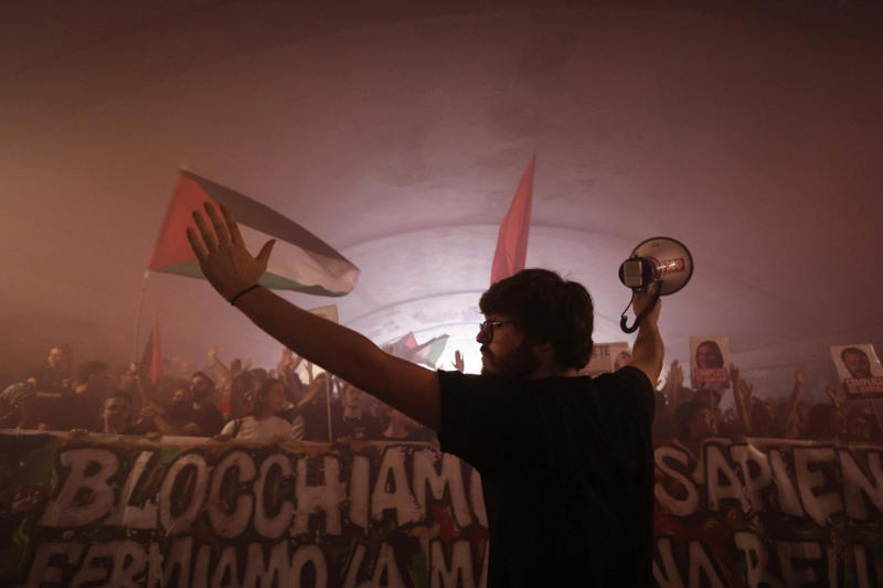 How to travel in Rome during the strike, Sign up to The Getaway newsletter , Inside Italy's general strike , How to travel in Milan during the strike, The latest on Gaza , Are flights to Italy affected by the strike?