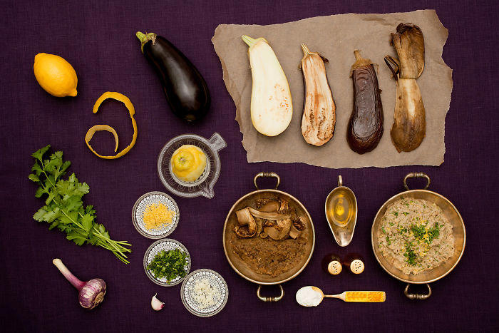 #3 Aubergine Dip #1 Guacamole, #3 Aubergine Dip, #5 Banana Cake, #7 Pine Syrup, #9 Biff À La Lindström, #11 Berry Porridge, #13 Chicken Soup, #15 Jelly Doughnuts, #17 Tortilla Chips, #19 Mixed Salad With Lemon, #21 Jam Dodgers