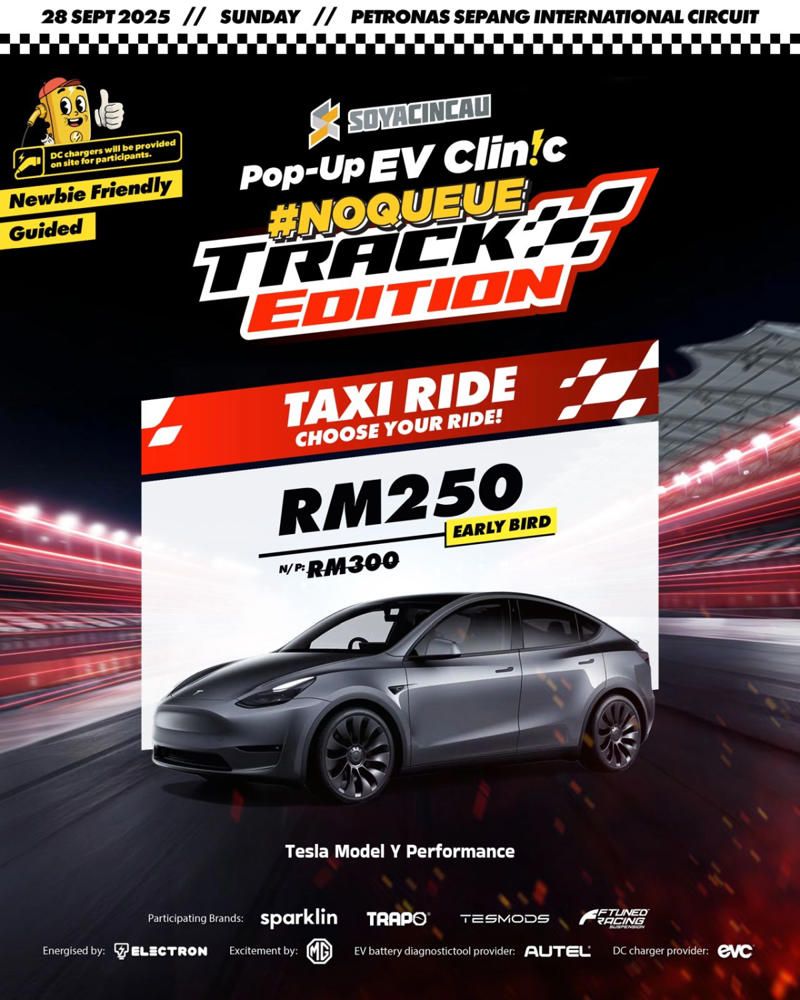 What’s the Taxi Ride (Not Just Any Ride), Hyundai Ioniq 5 N: The EV That Doesn’t Feel Like an EV, Tesla Model Y Performance: Instant Power, Track-Ready Grip, Proton e.MAS 7: The local contender, sharpened for the track, MG Cyberster: A Roadster with Electric Muscle, How the Taxi Ride Works, More Than Just Taxi Rides, How to Get in on It?, Normal Price, Schedule Rundown, Why You Shouldn’t Miss This