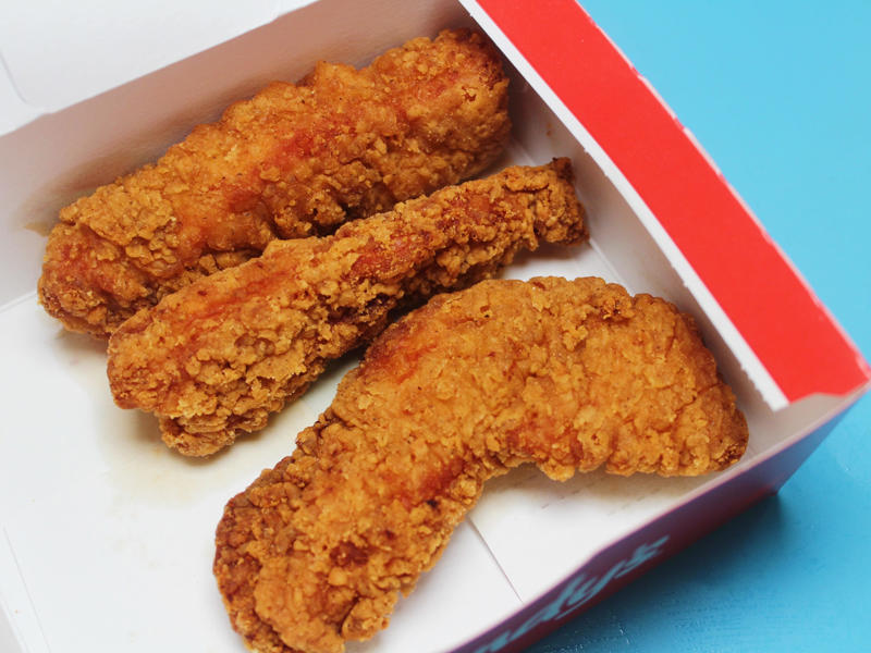 Wendy's is the latest chain to bring out chicken tenders. The chicken tenders were large and perfectly fried., The chicken tenders were crispy on the outside., However, there wasn't an abundance of chicken meat inside., Smashburger's chicken tenders were just slightly too fried for my liking., The chicken tenders were heavily fried and bigger than others I tried., The chicken tenders, overall, tasted dry, even when paired with sauce., Next up were the crispy chicken tenders from Sonic Drive-In., The chicken tenders were evenly fried but on the thinner side., My ninth favorite chicken tenders came from Popeyes., The chicken tenders from Popeyes were crispy, flaky, and crunchy., The meat inside was flaky and moist., I thought the chicken tenders from Bojangles were flavorful and super crispy., I thought the chicken tenders were a good size., Wendy's became the latest chain to bring out chicken tenders., These tenders were solid, and I'd order them again., McDonald's launched its new McCrispy Strips nationwide in May 2025., The breading was relatively thin but very crispy., The chicken strips packed a lot of flavor., Chick-fil-A's chicken tenders were perfectly crispy and juicy., The chicken tenders were nicely fried but still juicy on the inside., Wingstop's chicken tenders came in third place., The chicken tenders were large and well-breaded., These tenders were filled with real chicken., My second favorite chicken tenders came from Zaxby's., But my favorite chicken tenders came from Raising Cane's., The chicken tenders were super crispy.