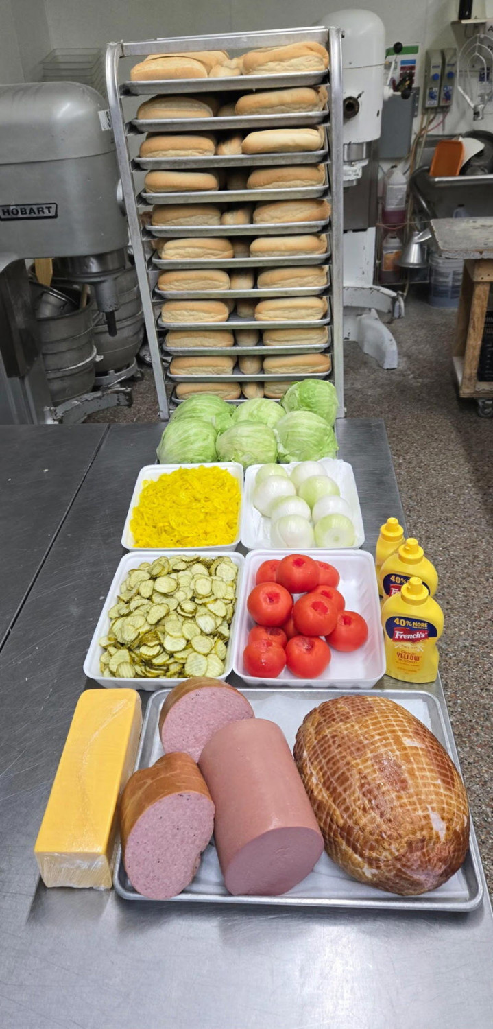 What is on Villa Bakery’s Kmart sub?, Lunch Wyandotte, The Market, Oak House Deli, Schott’s Market