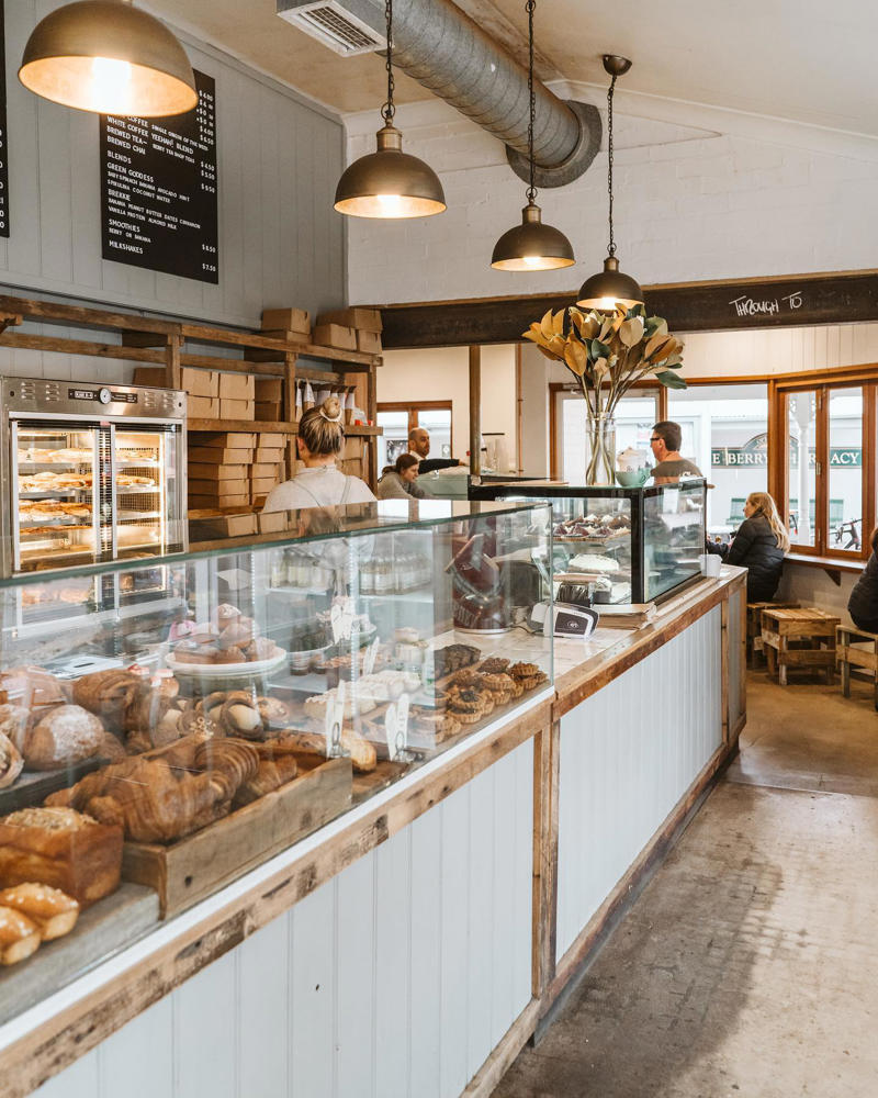 10 of the best country bakeries across regional NSW,      Milkwood Bakery   ,      HOME Food Store    ,      Batter &amp; Dough   ,      Althea by Zin   ,      Clementine Bakery   ,      Burnt Honey Bakery   ,      Bruns Bakery   ,      Morrall’s Bakery   ,      Orange Pie Company   ,      Black Cockatoo Bakery   