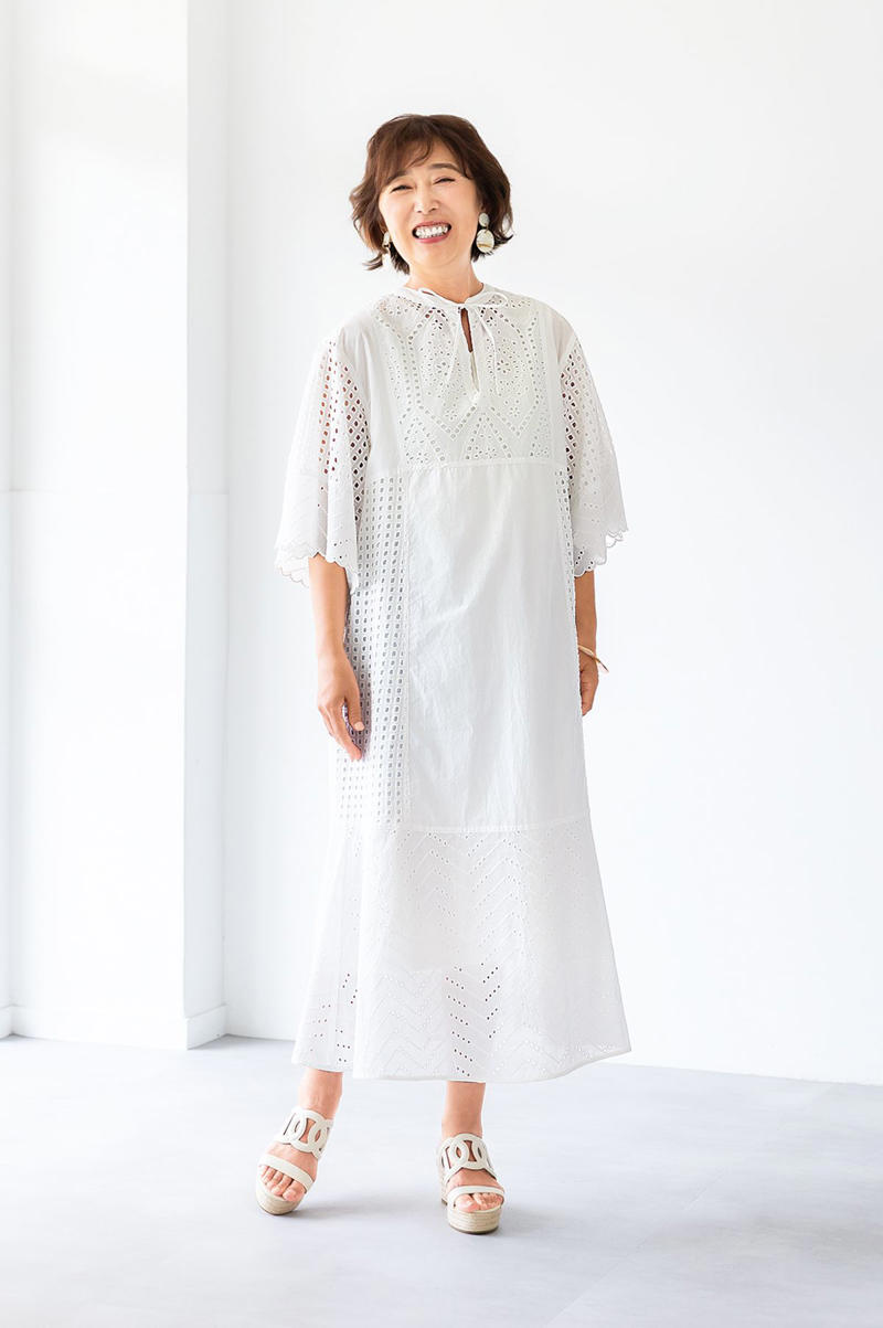 夏のワンピースいつまで着ていい？, 洋服もシーズンレスの時代だから気温にあわせて着回して, インナーの手抜きは禁物。脇役こそがおしゃれのカギに, ◆読者モデル・中田さん変身後のコメント