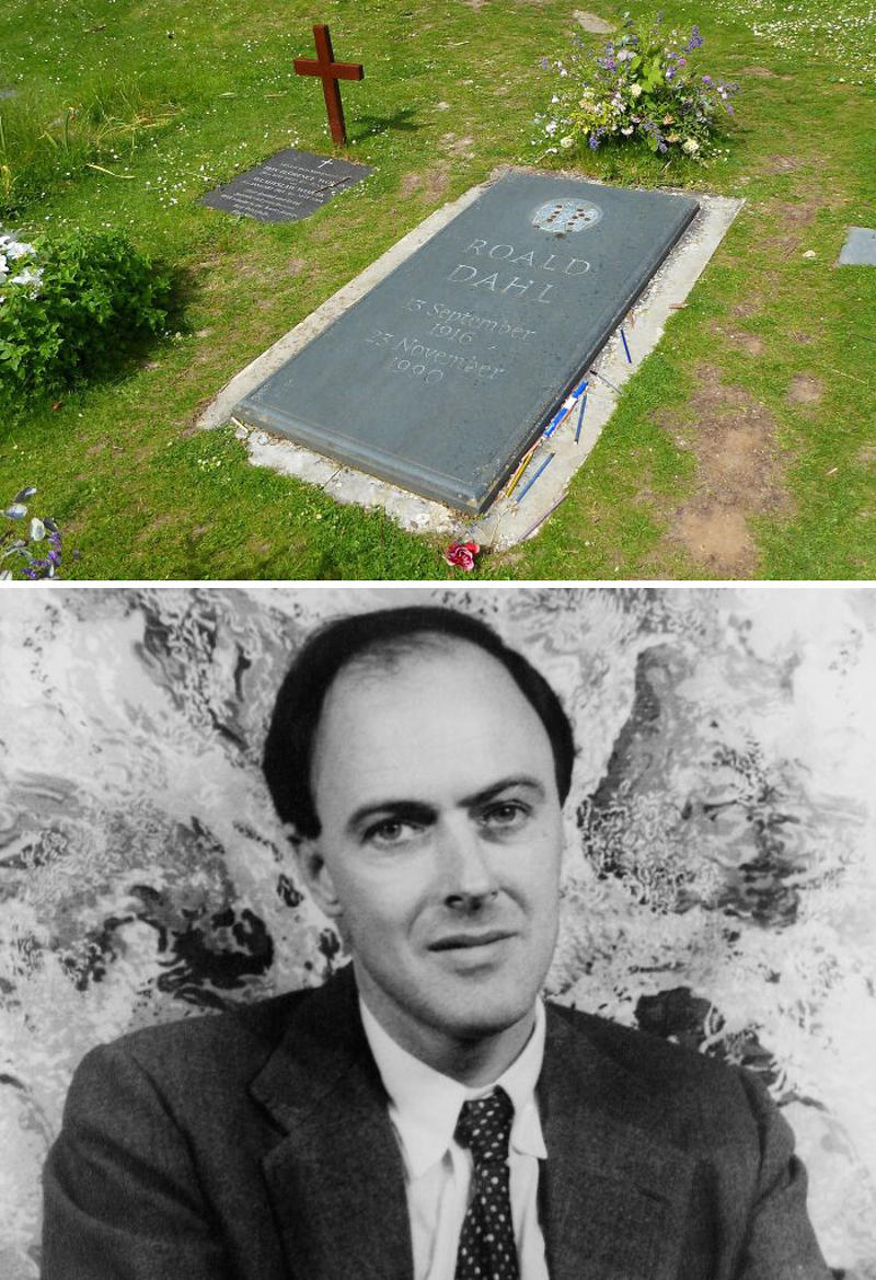 #27 Roald Dahl, Buckinghamshire, England, UK #1 Queen Victoria And Prince Albert, Berkshire, England, UK, #3 Walt Disney, California, USA, #5 Wolfgang Amadeus Mozart, Vienna, Austria, #7 Marilyn Monroe, California, USA, #9 Audrey Hepburn, Tolochenaz, Switzerland, #11 Ludwig Van Beethoven, Vienna, Austria, #13 Jane Austen, Hampshire, England, UK, #15 Muhammad Ali, Kentucky, USA, #17 Sir Winston Churchill, Oxfordshire, England, UK, #19 William Shakespeare, Warwickshire, England, UK, #21 Eva Perón, Buenos Aires, Argentina, #23 Karl Marx, London, England, UK, #25 James Joyce, Zurich, Switzerland, #27 Roald Dahl, Buckinghamshire, England, UK