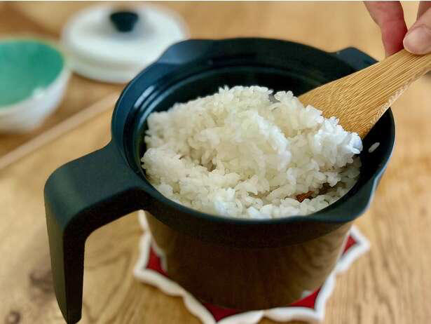 「レンジメート マグポット」とは？, かまど炊きのようにごはんを炊けちゃう⁉「白米」を炊いてみた, ほったらかしで「お味噌汁」まで！, 絵本みたいな「極厚ホットケーキ」を作ってみた♪, 「レンジメート マグポット」使ってみてどうだった？, 「レンジメート」シリーズで手間いらず！