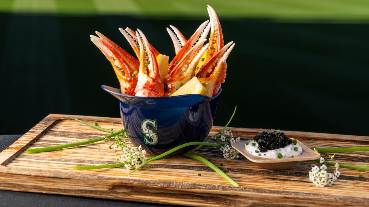 Claws & Caviar, PNW Pretzel, Pacific Pitmaster Potato, "No Moo" Cheesesteak, Sasquatch Sundae, Postseason Value Pack, MORE MARINERS NEWS FROM FOX 13 SEATTLE
