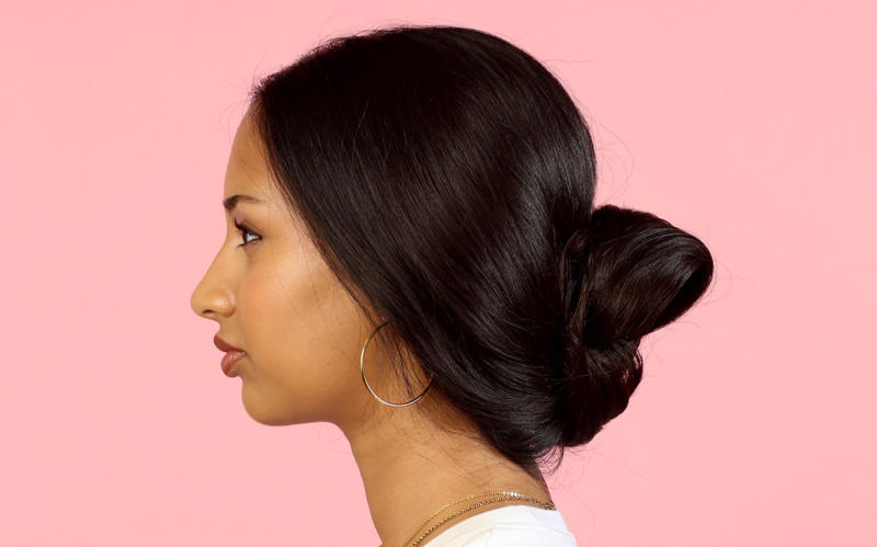 The regal updo, Loose and low down bun, The relaxed day bun, The facelift bun, Six tools and products for the perfect modern bun