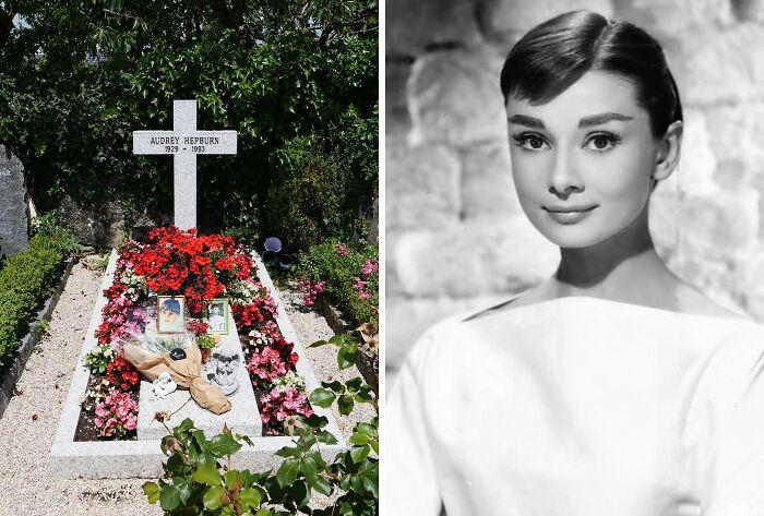 #9 Audrey Hepburn, Tolochenaz, Switzerland #1 Queen Victoria And Prince Albert, Berkshire, England, UK, #3 Walt Disney, California, USA, #5 Wolfgang Amadeus Mozart, Vienna, Austria, #7 Marilyn Monroe, California, USA, #9 Audrey Hepburn, Tolochenaz, Switzerland, #11 Ludwig Van Beethoven, Vienna, Austria, #13 Jane Austen, Hampshire, England, UK, #15 Muhammad Ali, Kentucky, USA, #17 Sir Winston Churchill, Oxfordshire, England, UK, #19 William Shakespeare, Warwickshire, England, UK, #21 Eva Perón, Buenos Aires, Argentina, #23 Karl Marx, London, England, UK, #25 James Joyce, Zurich, Switzerland, #27 Roald Dahl, Buckinghamshire, England, UK