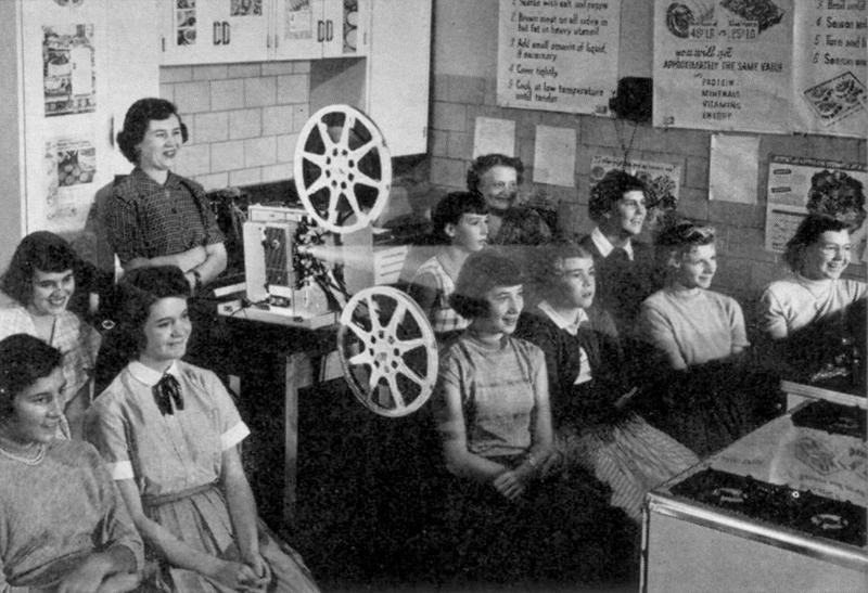#21: Projector reels #1: Overhead projectors, #3: Filmstrip projectors, #4: Globes, #6: Slide rulers, #7: Overhead markers, #9: Tape recorders, #10: Compasses, #12: Typewriters, #13: Pencil sharpeners, #15: Staplers, #16: Mimeograph machines, #18: Rulers with slide-ins, #19: Science lab goggles, #21: Projector reels, #22: Magnifying glasses, #24: Abacuses, #25: Ink blotters