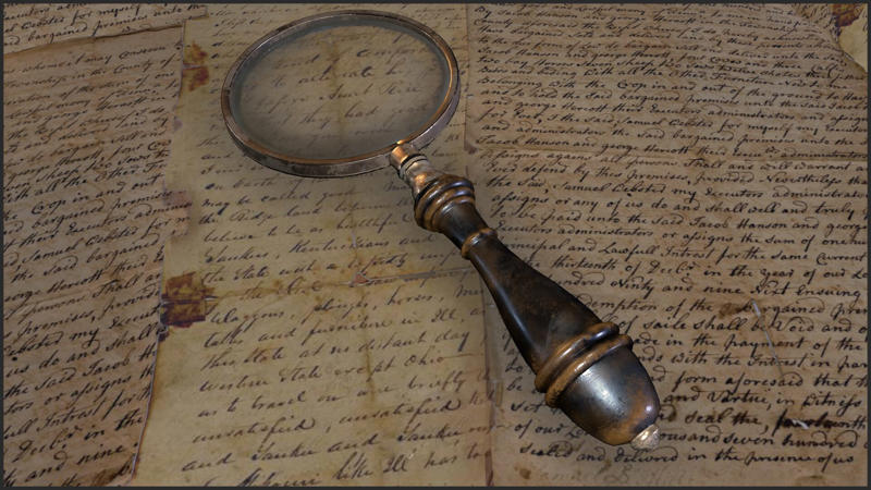 #22: Magnifying glasses #1: Overhead projectors, #3: Filmstrip projectors, #4: Globes, #6: Slide rulers, #7: Overhead markers, #9: Tape recorders, #10: Compasses, #12: Typewriters, #13: Pencil sharpeners, #15: Staplers, #16: Mimeograph machines, #18: Rulers with slide-ins, #19: Science lab goggles, #21: Projector reels, #22: Magnifying glasses, #24: Abacuses, #25: Ink blotters