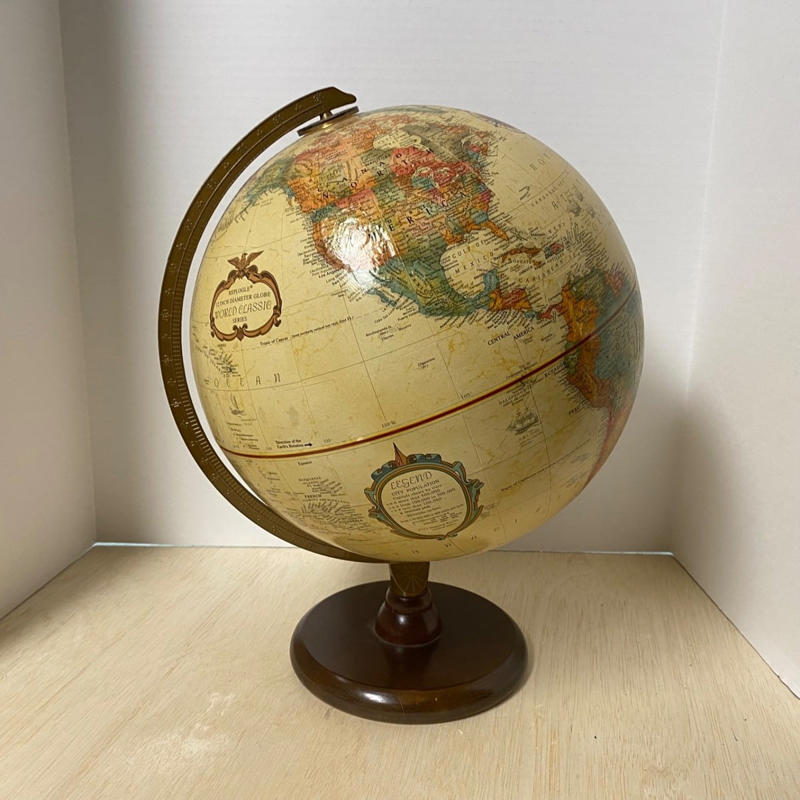 #4: Globes #1: Overhead projectors, #3: Filmstrip projectors, #4: Globes, #6: Slide rulers, #7: Overhead markers, #9: Tape recorders, #10: Compasses, #12: Typewriters, #13: Pencil sharpeners, #15: Staplers, #16: Mimeograph machines, #18: Rulers with slide-ins, #19: Science lab goggles, #21: Projector reels, #22: Magnifying glasses, #24: Abacuses, #25: Ink blotters