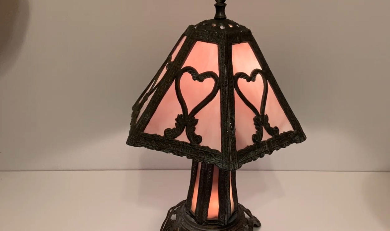 Lighting Up Big Bucks, Gooseneck Desk Lamp (1940s), Aladdin Mantle Kerosene Lamp (1930s), Mid-Century Modern Bullet Lamp (1960s), Falkenstein Glass Lamp (1970s), Art Nouveau Boudoir Lamp (1910s), Gone With the Wind Lamp (1890s), Phil-Mar Ceramic Lamp (1950s), Rembrandt Torchiere Lamp (1930s), Vintage Laurel Mushroom Lamp (1970s), Handel Slag Glass Lamp (1910s), Majestic Z Lamp (1950s), Bridge Arm Floor Lamp (1920s), Ginger Jar Lamps by Frederick Cooper (1960s), Tiffany Reproduction Lamp (Early 1900s), Murano Glass Lamp (1950s), Eames Era Saucer Pendant Lamp (1950s), Handel Reverse Painted Lamp (1920s), Tiffany Studios Bronze Base (1910s), Pairpoint Puffy Lamp (1910s), Miller Slag Glass Lamp (1900s), Duffner &amp; Kimberly Leaded Lamp (1910s), Tiffany Studios Desk Lamp (1910s)