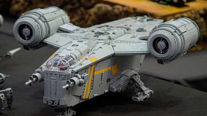 7. The Razor Crest - $600 USD 1. The Millennium Falcon - 9 USD, 2. Star Wars: AT-AT - 9 USD, 3. Liebherr Crawler Crane - 0 USD, 4. Titanic - 8 USD, 5. Venator-Class Republic Attack Cruiser - 0 USD, 6. Eiffel Tower - 0 USD, 7. The Razor Crest - 0 USD, 8. Hulkbuster - 0 USD, 9. Hogwarts' Express (Collector's Edition) - 0 USD, 10. Jabba's Sail Barge - 0 USD, 11. Avengers Tower - 0 USD, 12. Rivendell - 0 USD, 13. Hogwarts Castle - 0 USD, 14. The Lord of the Rings: Barad-dûr - 0 USD, 15. Diagon Alley - 0 USD, 16. McLaren P1 - 0 USD, 17. Lamborghini Sián FKP 37 - 0 USD, 18. Ferrari Daytona SP3 - 0 USD, 19. Gringotts Wizarding Bank (Collector's Edition) - 0 USD, 20. Daily Bugle - 0 USD