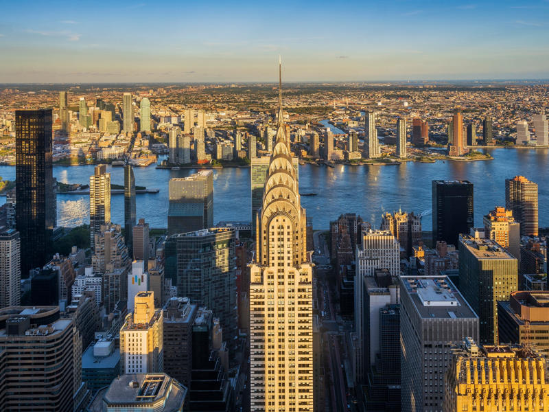 NEW YORK: The Chrysler Building ALABAMA: Gulf, Mobile, and Ohio Passenger Terminal, ALASKA: The University of Alaska's Museum of the North, ARIZONA: Chapel of the Holy Cross, ARKANSAS: Thorncrown Chapel, CALIFORNIA: The Chemosphere, CONNECTICUT: Grace Farms, DELAWARE: Wilmington's Grand Opera House, FLORIDA: The Salvador Dalí Museum, HAWAII: ʻIolani Palace, IDAHO: The Dog Bark Park Inn, ILLINOIS: Bahá'í House of Worship, INDIANA: West Baden Springs Hotel, IOWA: Grotto of the Redemption, KANSAS: Big Well in Greensburg, KENTUCKY: Churchill Downs, LOUISIANA: The Pontalba Buildings, MAINE: The Portland Head Light, MARYLAND: The American Visionary Art Museum, MASSACHUSETTS: Simmons Hall at MIT, MICHIGAN: Charles H. Wright Museum of African American History, MINNESOTA: The Marjorie McNeely Conservatory, MISSOURI: The Community Bookshelf, MONTANA: Montana State Capitol building, NEVADA: Ward Charcoal Ovens, NEW HAMPSHIRE: Mount Washington Hotel, NEW JERSEY: Nassau Hall at Princeton University, NEW YORK: The Chrysler Building, NORTH DAKOTA: The North Dakota Heritage Center, OHIO: The Longaberger Company building, SOUTH DAKOTA: The Corn Palace, TENNESSEE: Parthenon in Centennial Park, TEXAS: James Turrell's Twilight Epiphany skyspace, UTAH: Natural History Museum of Utah, VERMONT: The Old Round Church, VIRGINIA: Dulles International Airport, WASHINGTON: Seattle Central Library, WEST VIRGINIA: The Palace of Gold, WISCONSIN: The Burke Brise Soleil, WYOMING: Smith Mansion