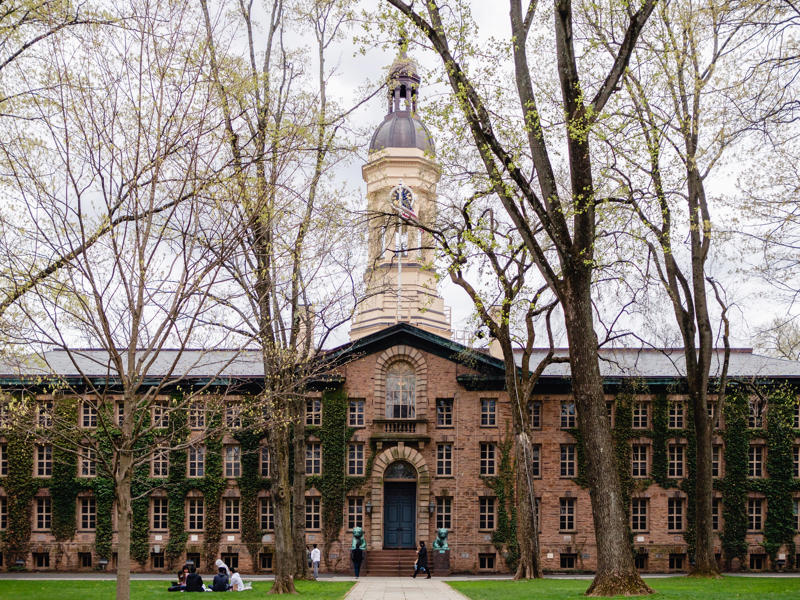 NEW JERSEY: Nassau Hall at Princeton University ALABAMA: Gulf, Mobile, and Ohio Passenger Terminal, ALASKA: The University of Alaska's Museum of the North, ARIZONA: Chapel of the Holy Cross, ARKANSAS: Thorncrown Chapel, CALIFORNIA: The Chemosphere, CONNECTICUT: Grace Farms, DELAWARE: Wilmington's Grand Opera House, FLORIDA: The Salvador Dalí Museum, HAWAII: ʻIolani Palace, IDAHO: The Dog Bark Park Inn, ILLINOIS: Bahá'í House of Worship, INDIANA: West Baden Springs Hotel, IOWA: Grotto of the Redemption, KANSAS: Big Well in Greensburg, KENTUCKY: Churchill Downs, LOUISIANA: The Pontalba Buildings, MAINE: The Portland Head Light, MARYLAND: The American Visionary Art Museum, MASSACHUSETTS: Simmons Hall at MIT, MICHIGAN: Charles H. Wright Museum of African American History, MINNESOTA: The Marjorie McNeely Conservatory, MISSOURI: The Community Bookshelf, MONTANA: Montana State Capitol building, NEVADA: Ward Charcoal Ovens, NEW HAMPSHIRE: Mount Washington Hotel, NEW JERSEY: Nassau Hall at Princeton University, NEW YORK: The Chrysler Building, NORTH DAKOTA: The North Dakota Heritage Center, OHIO: The Longaberger Company building, SOUTH DAKOTA: The Corn Palace, TENNESSEE: Parthenon in Centennial Park, TEXAS: James Turrell's Twilight Epiphany skyspace, UTAH: Natural History Museum of Utah, VERMONT: The Old Round Church, VIRGINIA: Dulles International Airport, WASHINGTON: Seattle Central Library, WEST VIRGINIA: The Palace of Gold, WISCONSIN: The Burke Brise Soleil, WYOMING: Smith Mansion