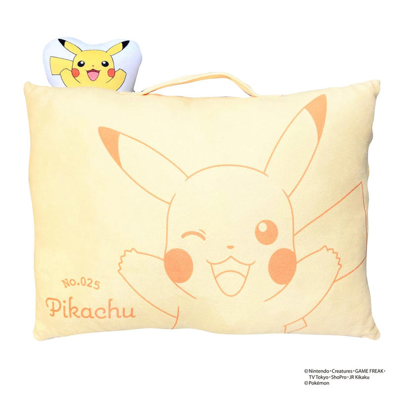 1.「もちもち感触のシートクッション」シリーズ, 2.「もちもち感触で可愛いダイカットクッション」シリーズ, 3.「ふわふわ触り心地も抜群なピカチュウのティッシュボックスカバー」, 4.「ピカチュウの可愛いクニャック（ルームシューズ）」, 5.「左右別柄で可愛いぬいぐるみクニャック（ルームシューズ）ポッチャマ・ミジュマル」, 6.「ピカチュウから変身するネックピロー」, 7.「マスコット付き枕」シリーズ, 8.「グーンと伸びてどんな枕にもピッタリフィットする枕カバー」, 9.「お子様のお昼寝にピッタリのタオル素材のお昼寝ケット」, 10.「メモがはさめるミニデスクマット（ポケモン）」