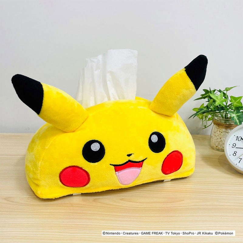 1.「もちもち感触のシートクッション」シリーズ, 2.「もちもち感触で可愛いダイカットクッション」シリーズ, 3.「ふわふわ触り心地も抜群なピカチュウのティッシュボックスカバー」, 4.「ピカチュウの可愛いクニャック（ルームシューズ）」, 5.「左右別柄で可愛いぬいぐるみクニャック（ルームシューズ）ポッチャマ・ミジュマル」, 6.「ピカチュウから変身するネックピロー」, 7.「マスコット付き枕」シリーズ, 8.「グーンと伸びてどんな枕にもピッタリフィットする枕カバー」, 9.「お子様のお昼寝にピッタリのタオル素材のお昼寝ケット」, 10.「メモがはさめるミニデスクマット（ポケモン）」