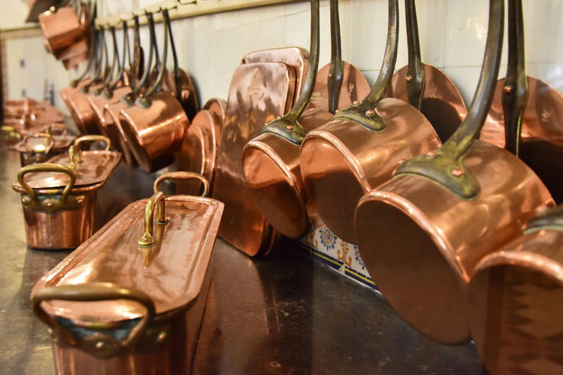 Copper Pots, Cut Crystal and Glassware, Solid Sterling Silver Flatware, Handmade Ceramics, Pyrex Mixing Bowls and Casserole Dishes, Corningware Casserole Dish Sets, Jadeite Mixing Bowl Sets, Mason Jars, Vintage Enamelware, Champagne Coupes, Cast Iron Skillets, Smoked Glass Crystal , Decorative Cookie Jars