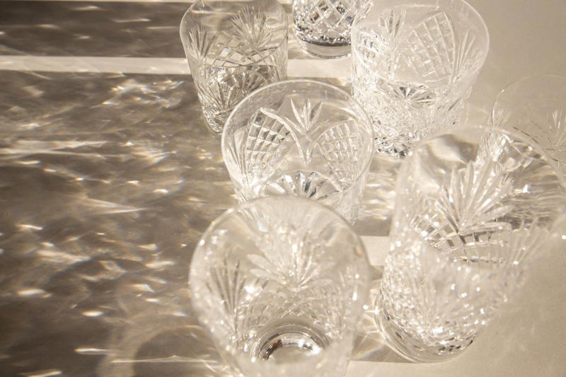 Copper Pots, Cut Crystal and Glassware, Solid Sterling Silver Flatware, Handmade Ceramics, Pyrex Mixing Bowls and Casserole Dishes, Corningware Casserole Dish Sets, Jadeite Mixing Bowl Sets, Mason Jars, Vintage Enamelware, Champagne Coupes, Cast Iron Skillets, Smoked Glass Crystal , Decorative Cookie Jars