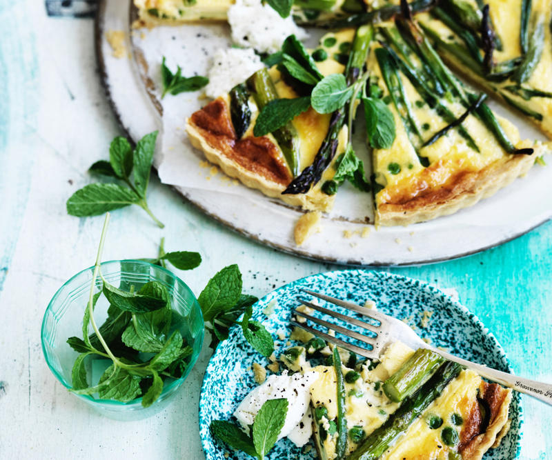 Savoury eggplant and haloumi quiche , Salmon and spinach quiche , Green power mini frittatas with spinach and feta , Mega vegie and haloumi frittata , Pumpkin, feta and basil quiche , Roast vegetable quiche , Spring quiche , Asparagus & fetta frittata , Chorizo & potato frittata , Coronation quiche , Smoked salmon and asparagus quiche , Asparagus frittata , Spanish frittata , Quick three-cheese frittata , Silverbeet quiche , Bacon and mushroom quiche , Kale and quinoa frittata , Tuna and spinach quiche , Bacon, pea and corn frittata , Baked potato, ham and cheese frittata , Smoked chicken & asparagus quiches , Filo salmon quiche , Leftover roast vegetable quiche , Potato, capsicum and spinach frittata , Bacon, chive and potato quiche , Chorizo, spinach and fetta quiche , Smoked ocean trout ricotta quiche , Tomato and fetta quiche , Mini tomato and cheese quiches , Mushroom quiche , Mushroom and spinach quiche , Impossible quiche , Chicken, mushroom and brie quiche , Basic ham and cheese quiche , Caramelised onion & goat’s cheese quiches , Mini ham and corn quiches , Baby rocket quiche , Spinach quiche , Roast pumpkin and zucchini frittata , Chorizo, potato and herb frittata , Zucchini and corn frittatas , Zucchini flower and tomato frittata , Bacon, leek and potato frittata , Wild mushroom and green onion frittata , Tomato, feta and pancetta frittata , Leek and speck quiche , Potato, capsicum and olive frittata , Asparagus, tomato, ricotta and basil frittata , Tuna and asparagus frittata , Primavera frittata , Quiche recipes for kids’ lunch boxes, How to tell if an egg is good to use, More egg recipes for dinner, You might like these omelette recipes