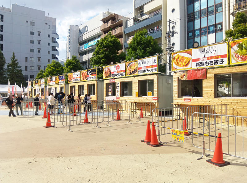 ・700円チケット, ・餃子を食べて気づいた良さ, ・お腹に余裕があったので, ・秋の風を感じながら